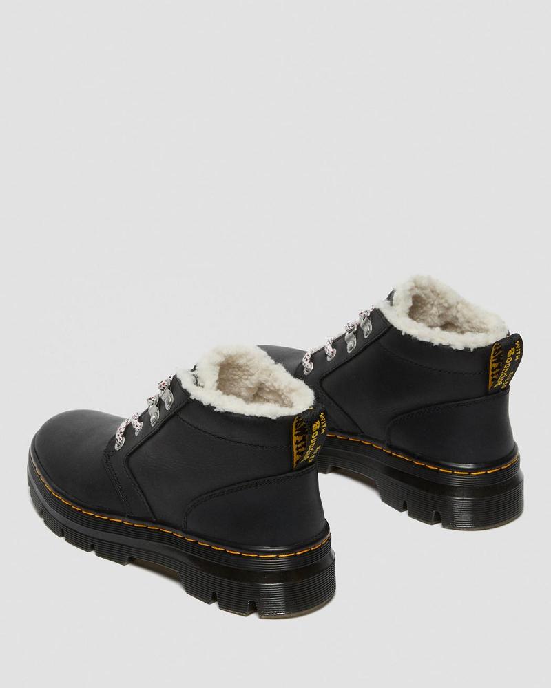 Women's Dr Martens Bonny Faux Shearling Lined Winter Boots Black | AU 285FDN